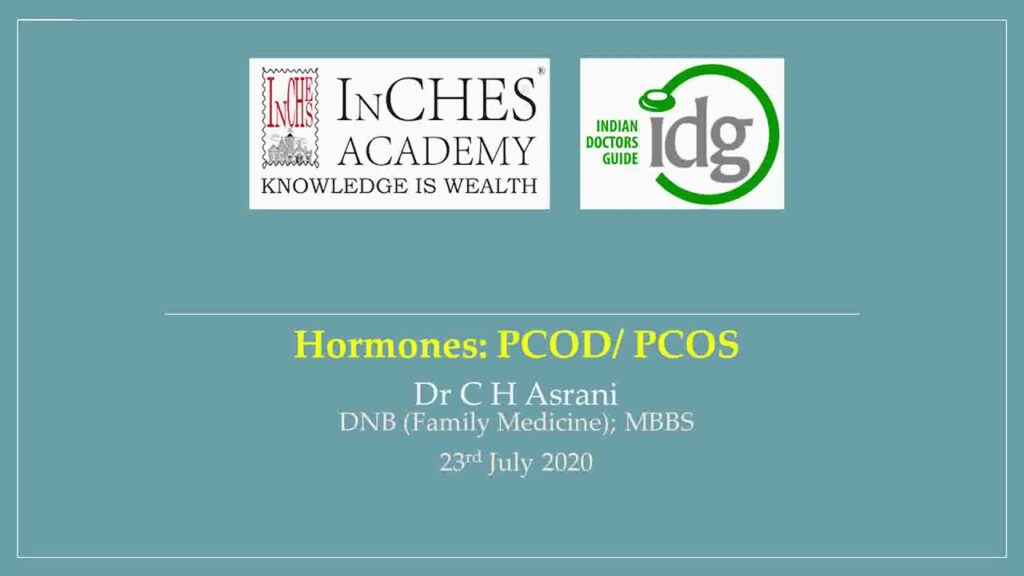 Webinar 7 – Tips on monitoring female hormones, basic fertility, PCOD, autoimmune disorders, tumour